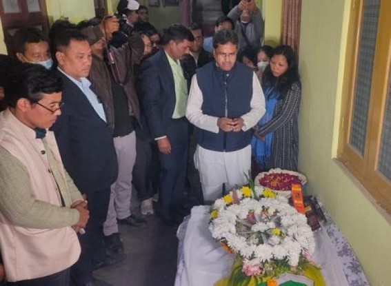 CM announced 1 day holiday, 3 days State Mourning Day for Minister N.C. Debbarma’s Death CM announced 1 day holiday, 3 days State Mourning Day for Minister N.C. Debbarma’s Death